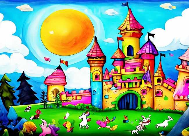 儿童绘画童话故事 - 儿童童话画报