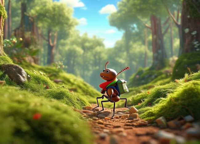 儿童故事小蚂蚁旅行 - 小蚂蚁旅行记幼儿故事