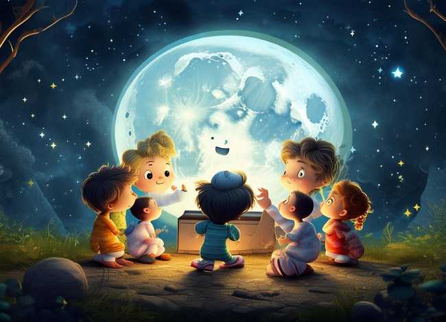 儿童故事月亮的故事，幼儿月亮的故事大全