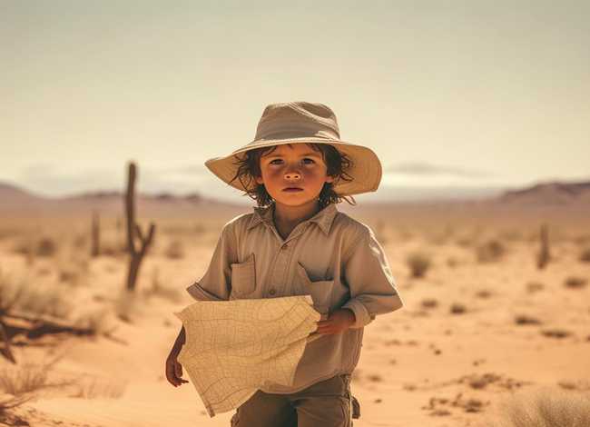 沙漠迷路的儿童故事；在沙漠里迷路的故事