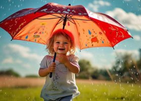 儿童古诗小雨伞；小雨伞的儿歌童谣