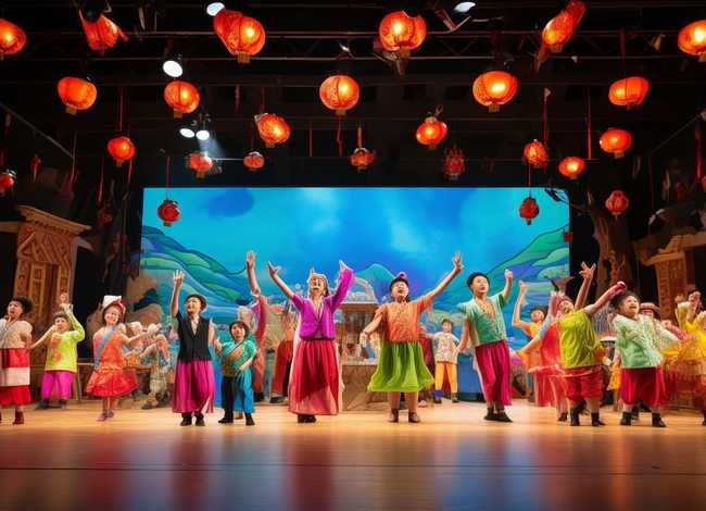 成语故事舞台剧表演儿童、成语故事戏剧表演