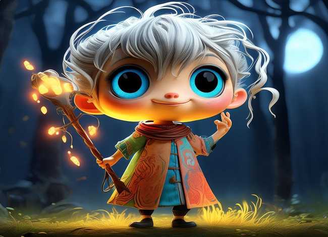 外国神话小孩简笔画；外国神话小孩简笔画图片