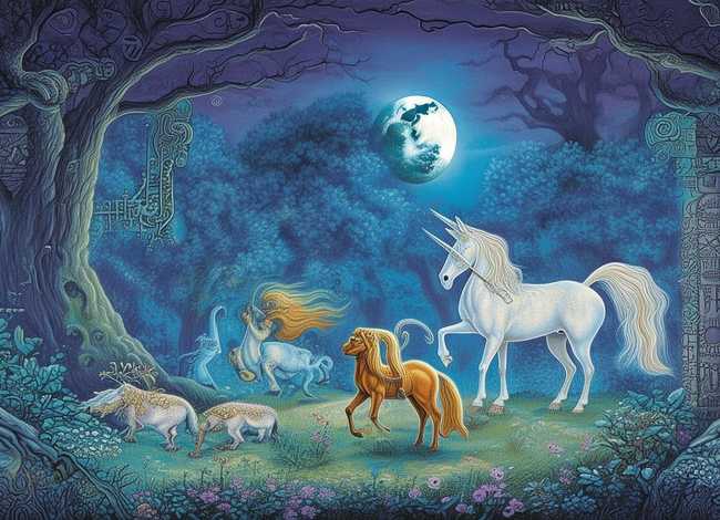 欧洲神话插画 欧洲神话插画图片