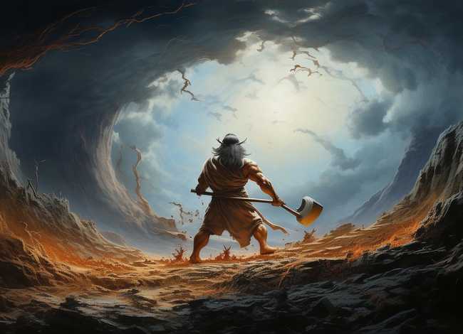 盘古开天地的故事简介，盘古开天地的故事简介50字