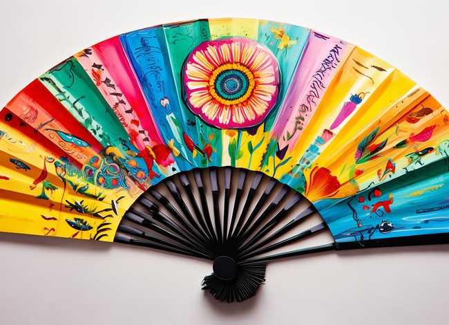 儿童团扇创意画图片 - 儿童团扇创意画图片大全