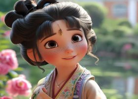 古装发型儿童女（古装发型儿童女 竖簪子）