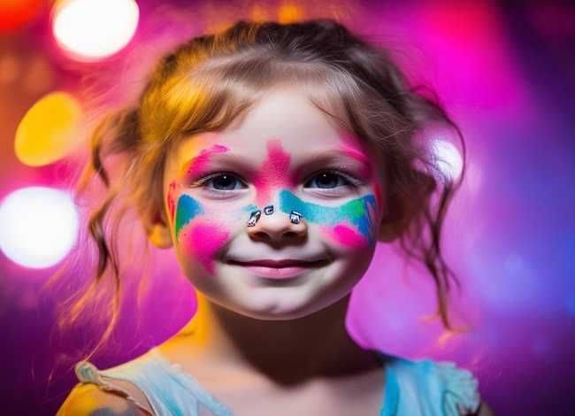 表演妆容儿童无毒，儿童表演舞台妆容