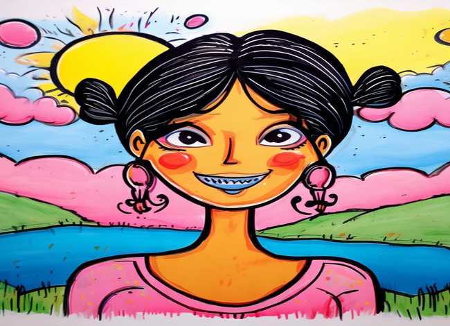 儿童图画女生 - 儿童女生画画图片又简单又漂亮