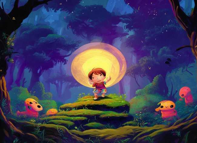 儿童故事宝莲灯绘本（宝莲灯绘本故事美篇）