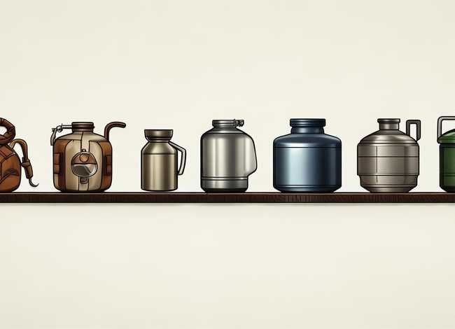 军水壶进化史、水壶进化史