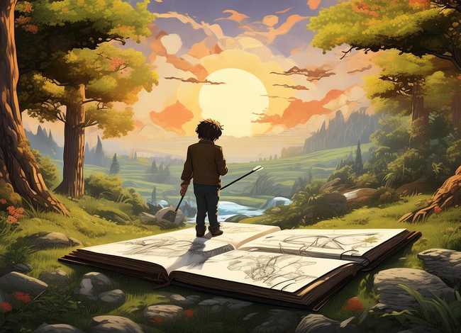 我与大自然的故事、我与大自然的故事绘画作品图片 我与大自然的故事、我与大自然的故事绘画作品图片