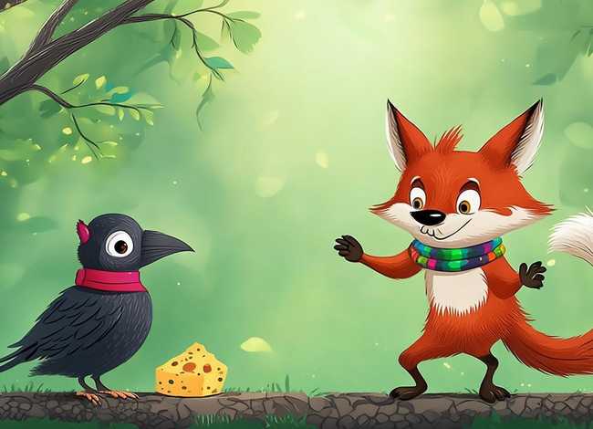 儿童故事狐狸与乌鸦 狐狸与乌鸦幼儿故事