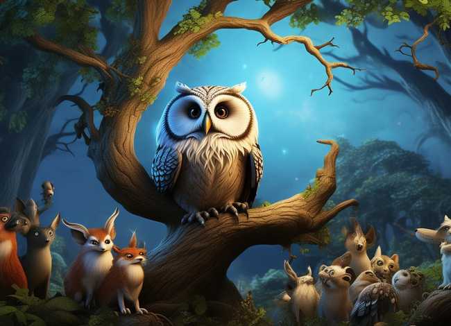 寓言故事绘画八张图；寓言故事绘画八张图片