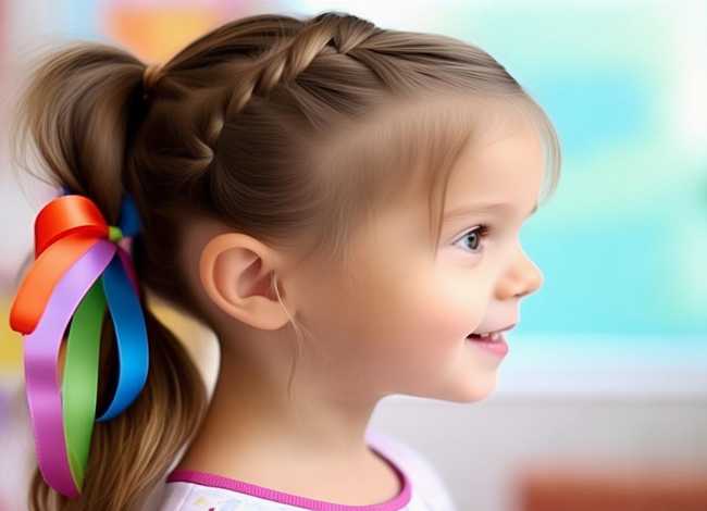 儿童发型女孩扎发简单又好看可爱；儿童发型女孩编发简单又好看 小女孩