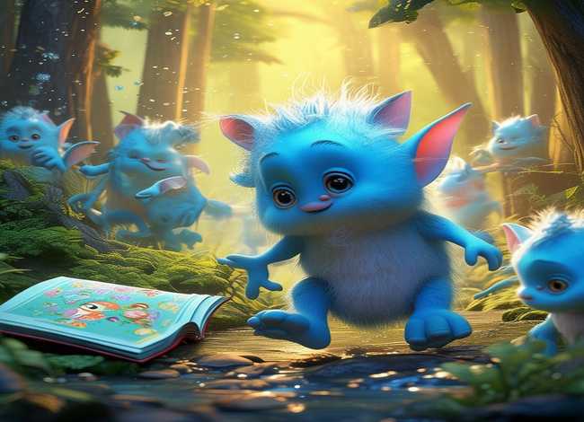 蓝精灵故事绘本、蓝精灵的绘本故事