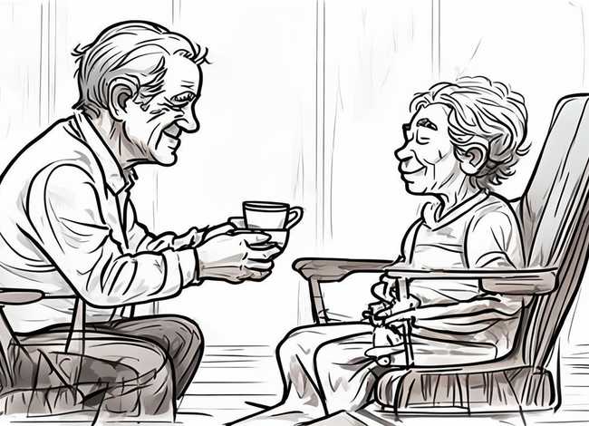 孝道故事画画；表现孝道故事的简笔画