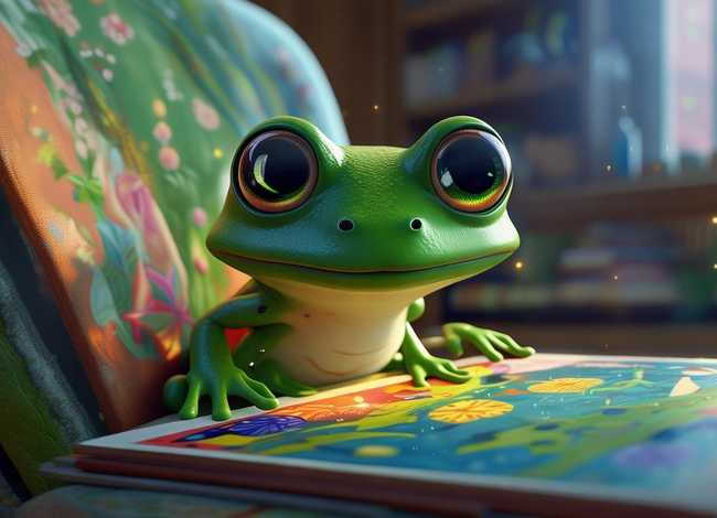 小青蛙听故事绘本图片 小青蛙听故事绘本图片完整版 小青蛙听故事绘本图片 小青蛙听故事绘本图片完整版