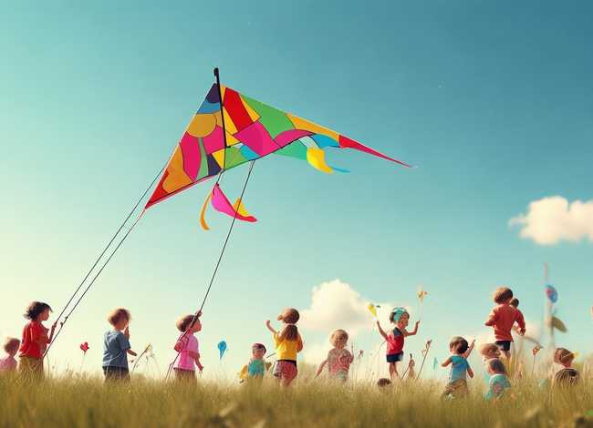 儿童风筝简笔画（儿童风筝简笔画彩色）