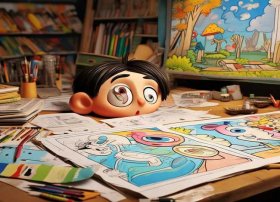 儿童故事漫画制作、故事漫画的制作过程