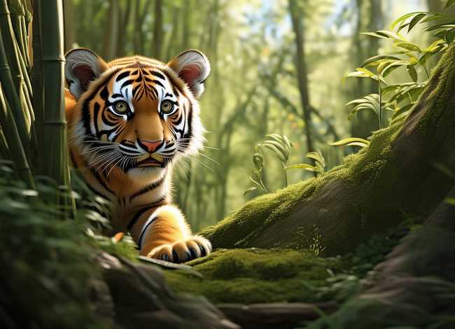 儿童故事老虎寻食；老虎寻食的故事