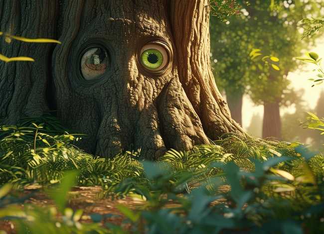 树的眼睛儿童故事；眼睛树故事视频