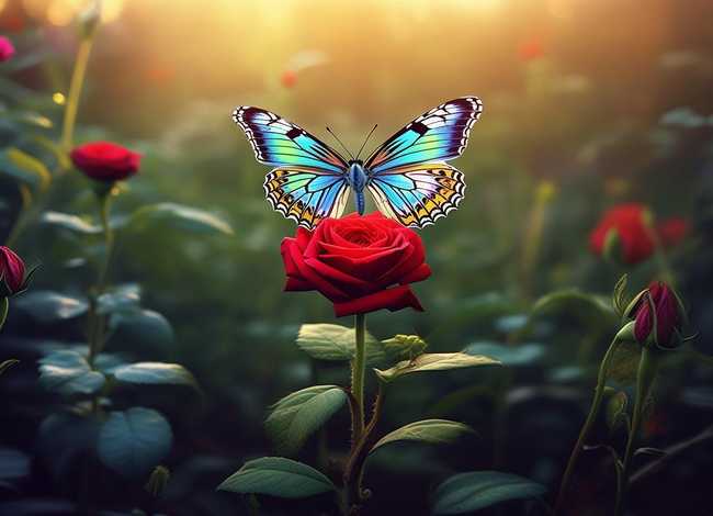 纹蝴蝶故事；纹蝴蝶的含义