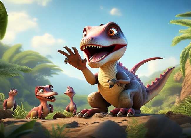 儿童霸王龙故事动画；霸王龙讲故事动画片