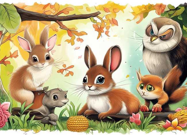 小动物故事大全文字版；小动物故事大全文字版图片