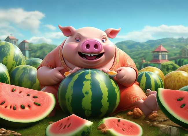 西瓜的故事绘本；猪八戒吃西瓜的故事绘本