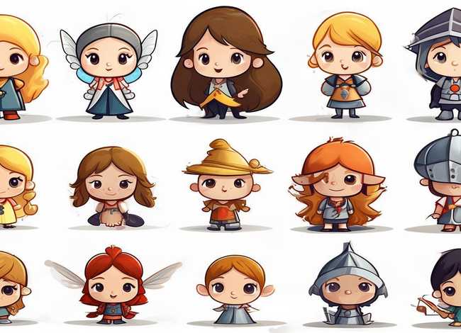 童话故事人物简笔画 童话人物简笔画大全