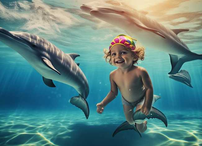 儿童故事海豚人 - 海豚幼儿故事