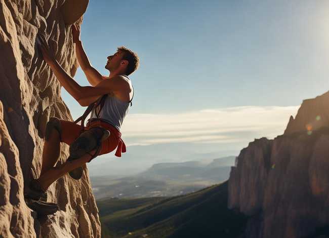 攀岩者的励志故事（攀岩者的励志故事50字）