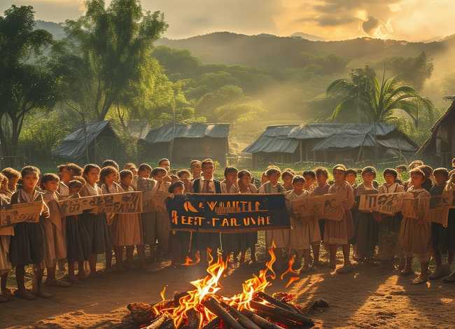 儿童革命故事主题画（儿童革命主题绘画）