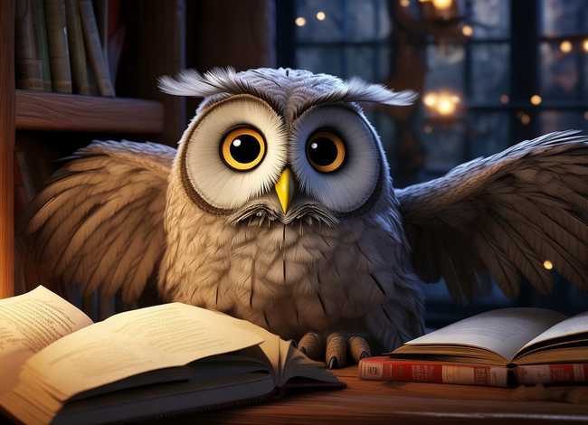 猫头鹰故事大班儿童绘本 - 猫头鹰讲故事绘本