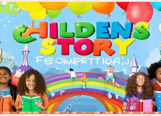 儿童故事比赛海报；幼儿故事比赛海报