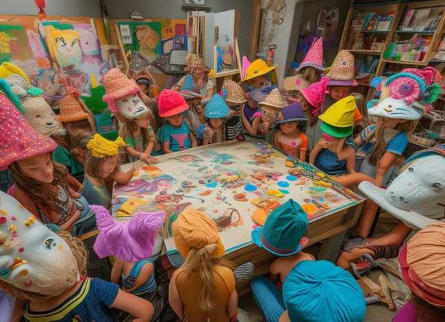 儿童创意帽子制作（儿童创意帽子制作图片）