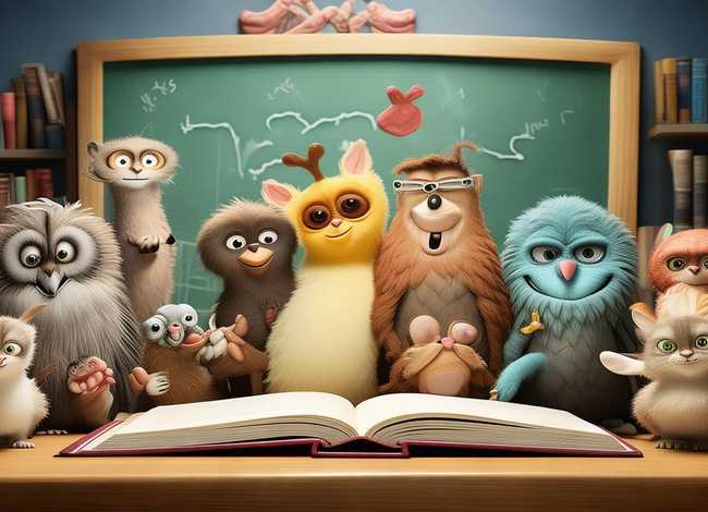 动物的故事怎么画（动物的故事怎么画(二年级下册)图片）