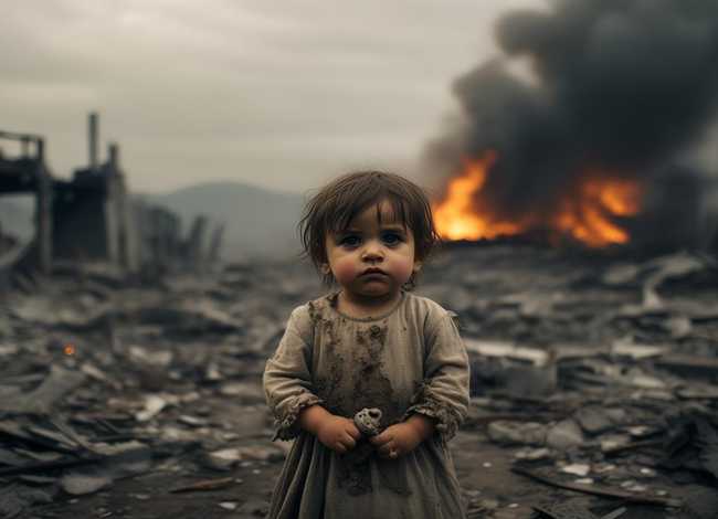 战争儿童图片（战争儿童悲惨图片获奖）