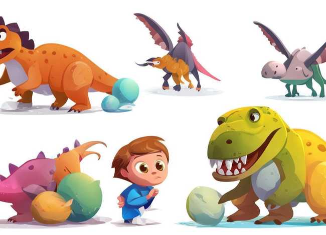 恐龙儿童动画片、恐龙儿童动画片益智合集