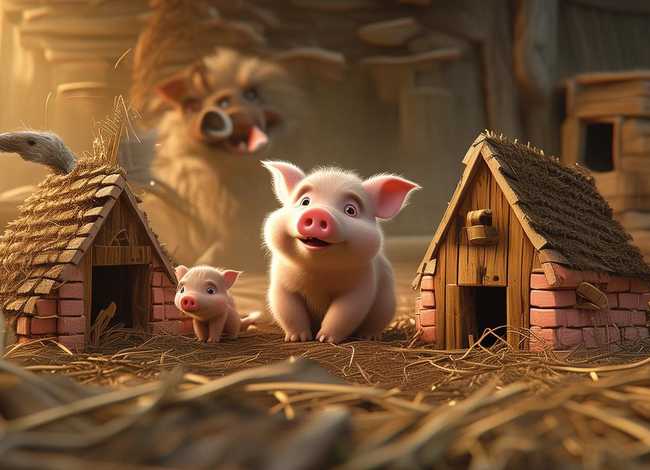 小猪故事0-3岁、3小猪的故事