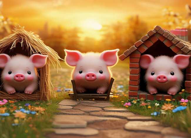 睡前故事儿童三只小猪的故事（少儿睡前故事三只小猪）