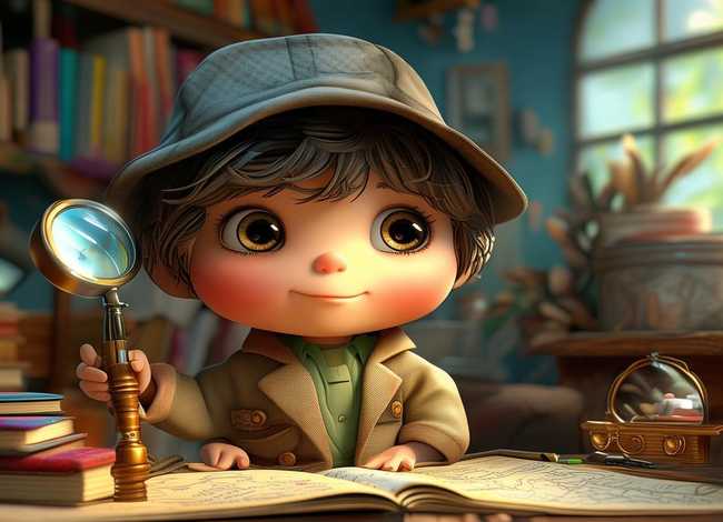 关于侦探的绘本儿童制作 关于侦探的绘本儿童制作作品