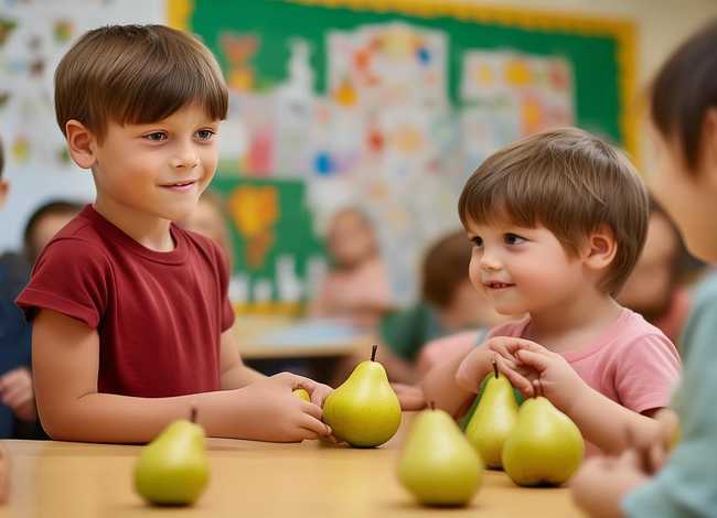 孔融让梨的故事3-6岁儿童 - 孔融让梨的故事简版