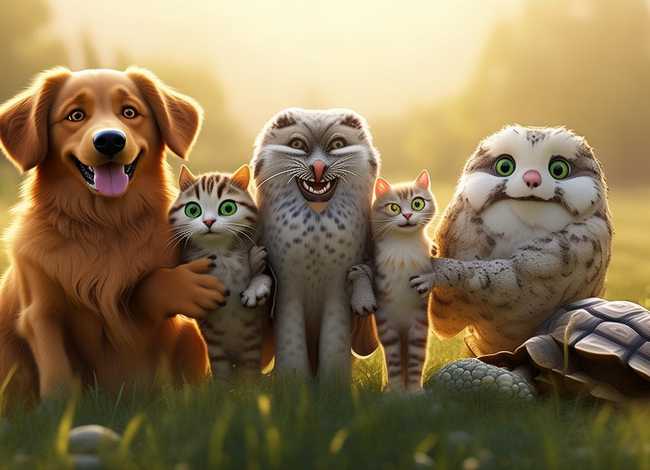 四个好朋友故事 - 四个好朋友的故事