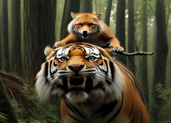 幼儿故事《狐假虎威》，幼儿故事《狐假虎威》内容简介