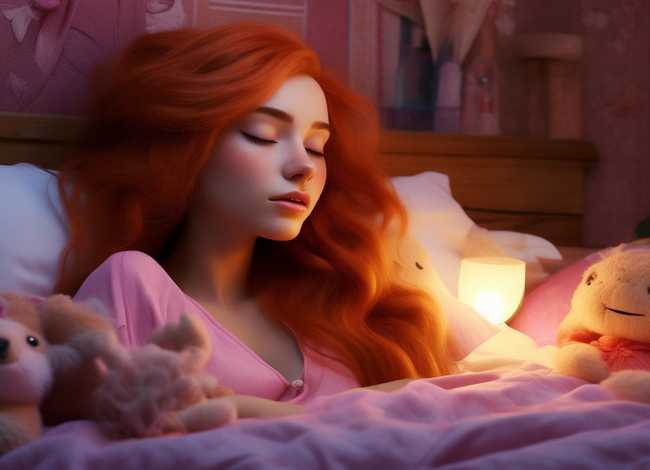 睡前小故事红女朋友睡觉觉 - 红女朋友的睡前小故事