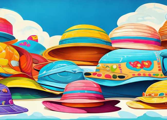 儿童太阳帽简笔画图片大全；儿童太阳帽简笔画图片大全大图