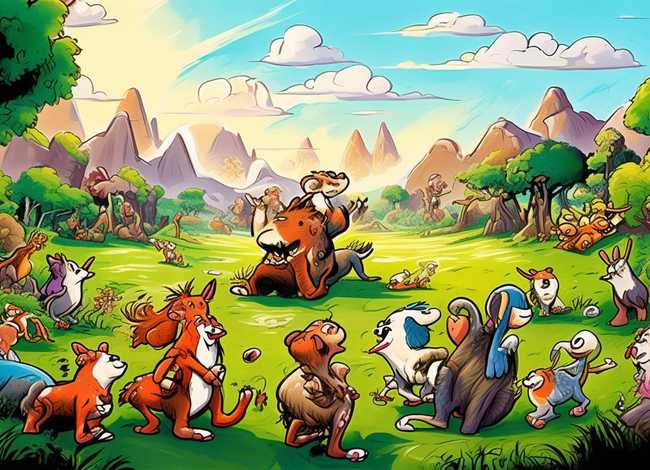 寓言故事绘画，寓言故事绘画手抄报