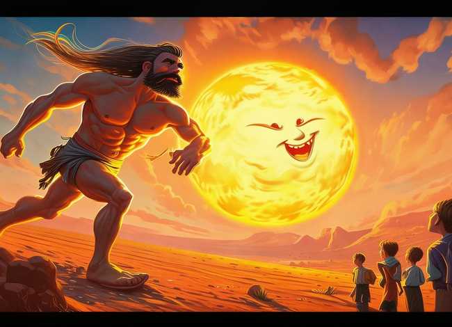 夸父追日的儿童故事 夸父追日的幼儿故事 夸父追日的儿童故事 夸父追日的幼儿故事